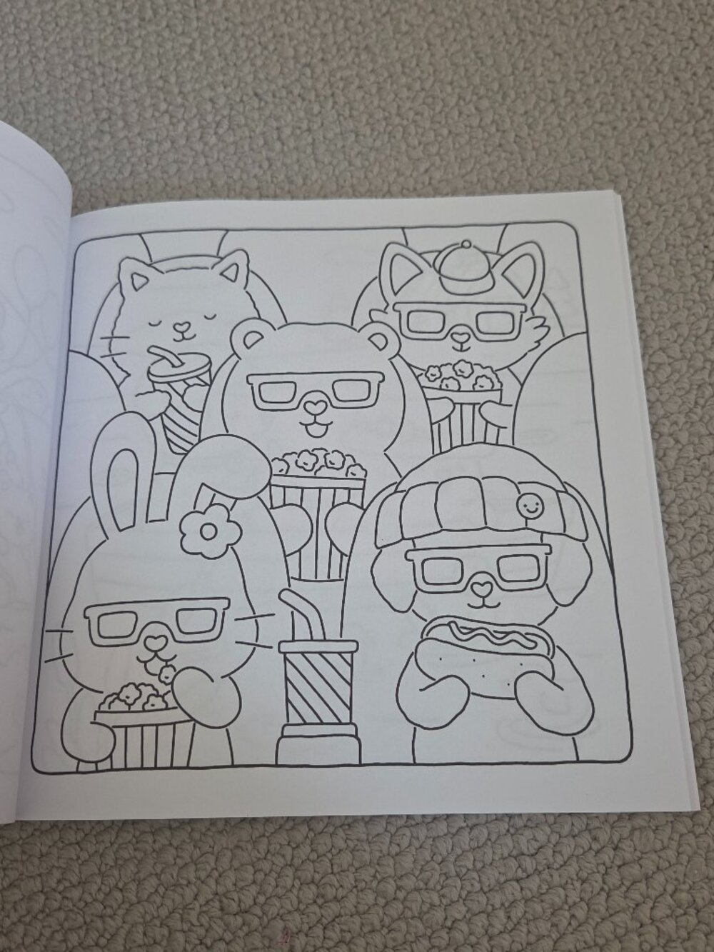 Fuzzy Friends Colouring Book - Picture 4 of 5